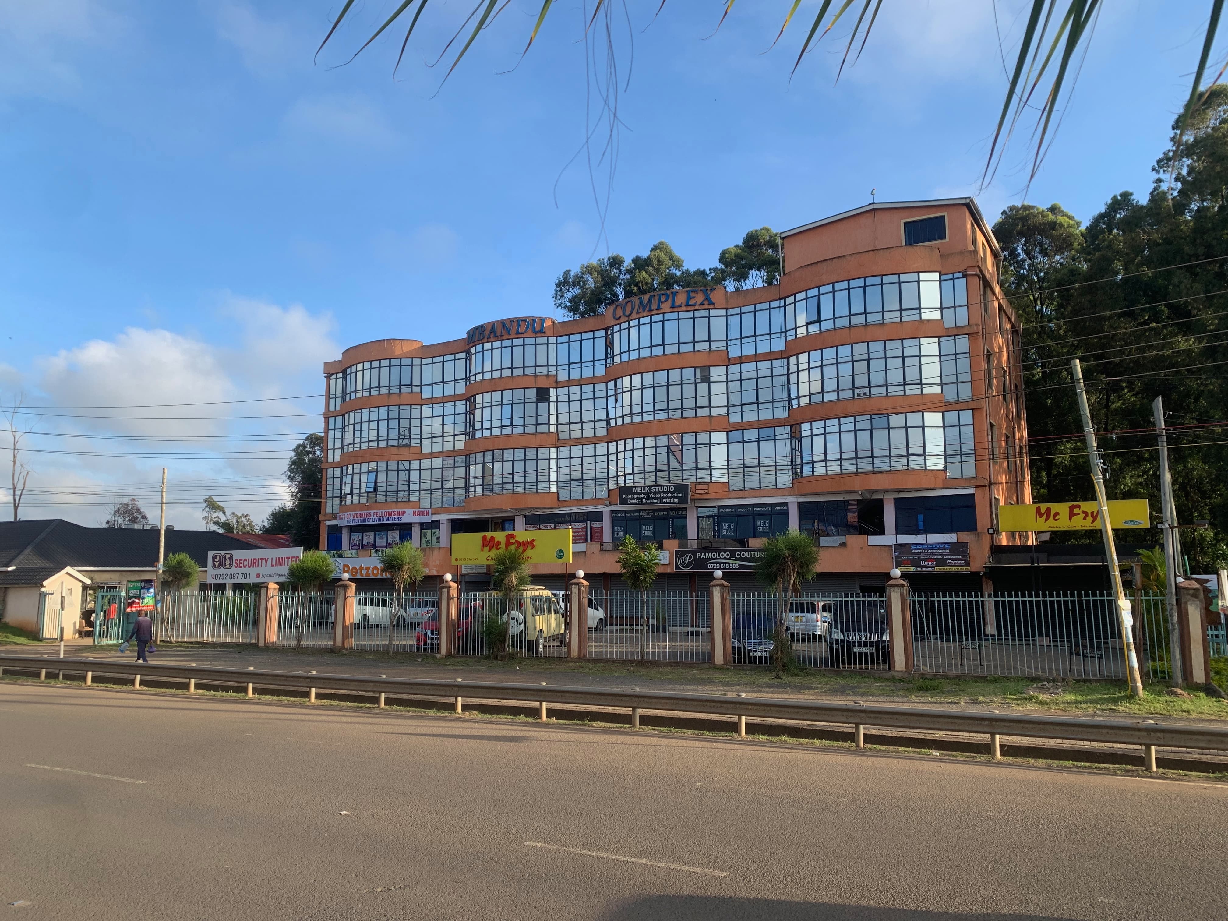 Mbandu Complex right angle view from Langata Road